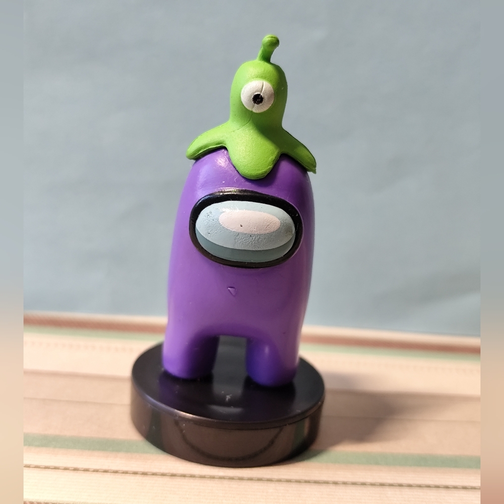 3/$20💗Toikido AMONG US Crewmates Stampers Purple EGGPLANT Ghost